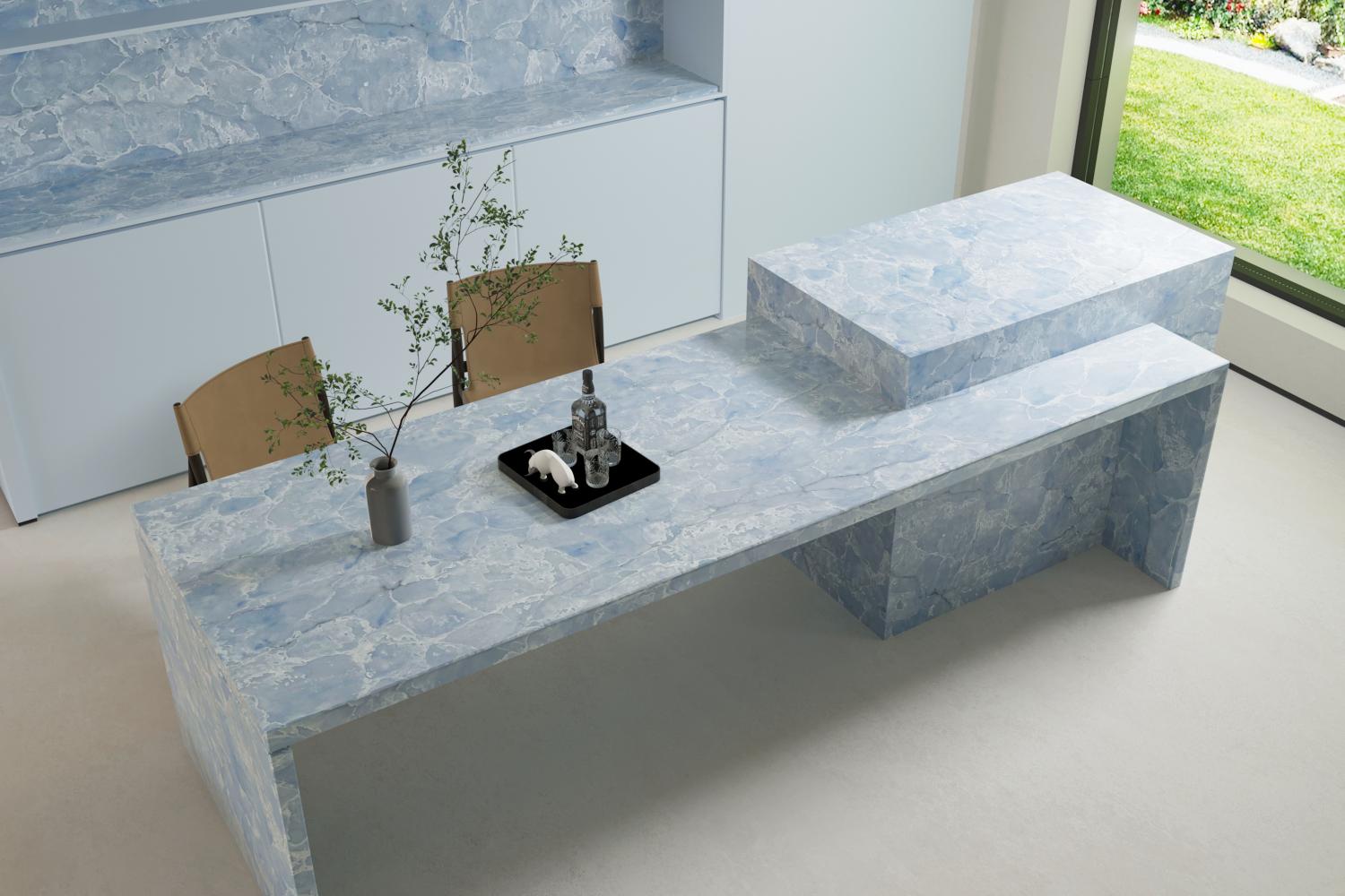 Azul Amazonite Blue Quartz Worktop by Artemistone — image 4