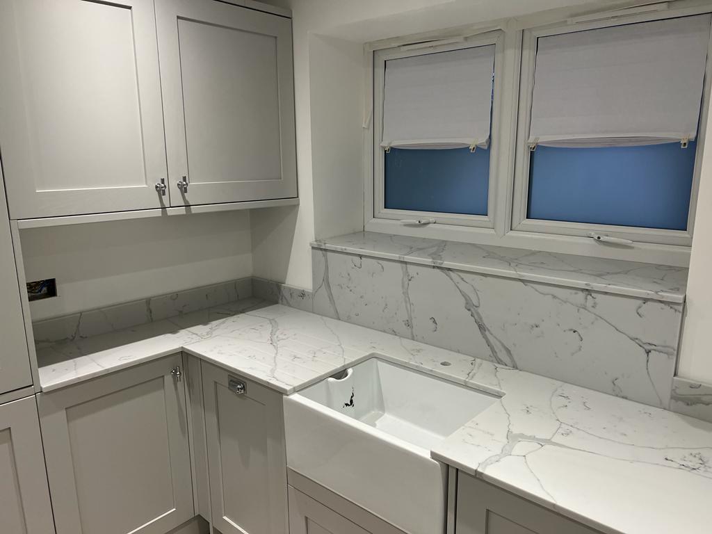 Borghini Cream Quartz Worktop by Artemistone — image 3