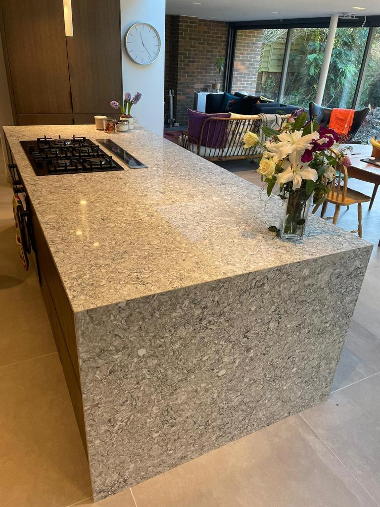 Burlington Grey Quartz Worktop by Artemistone — image 3