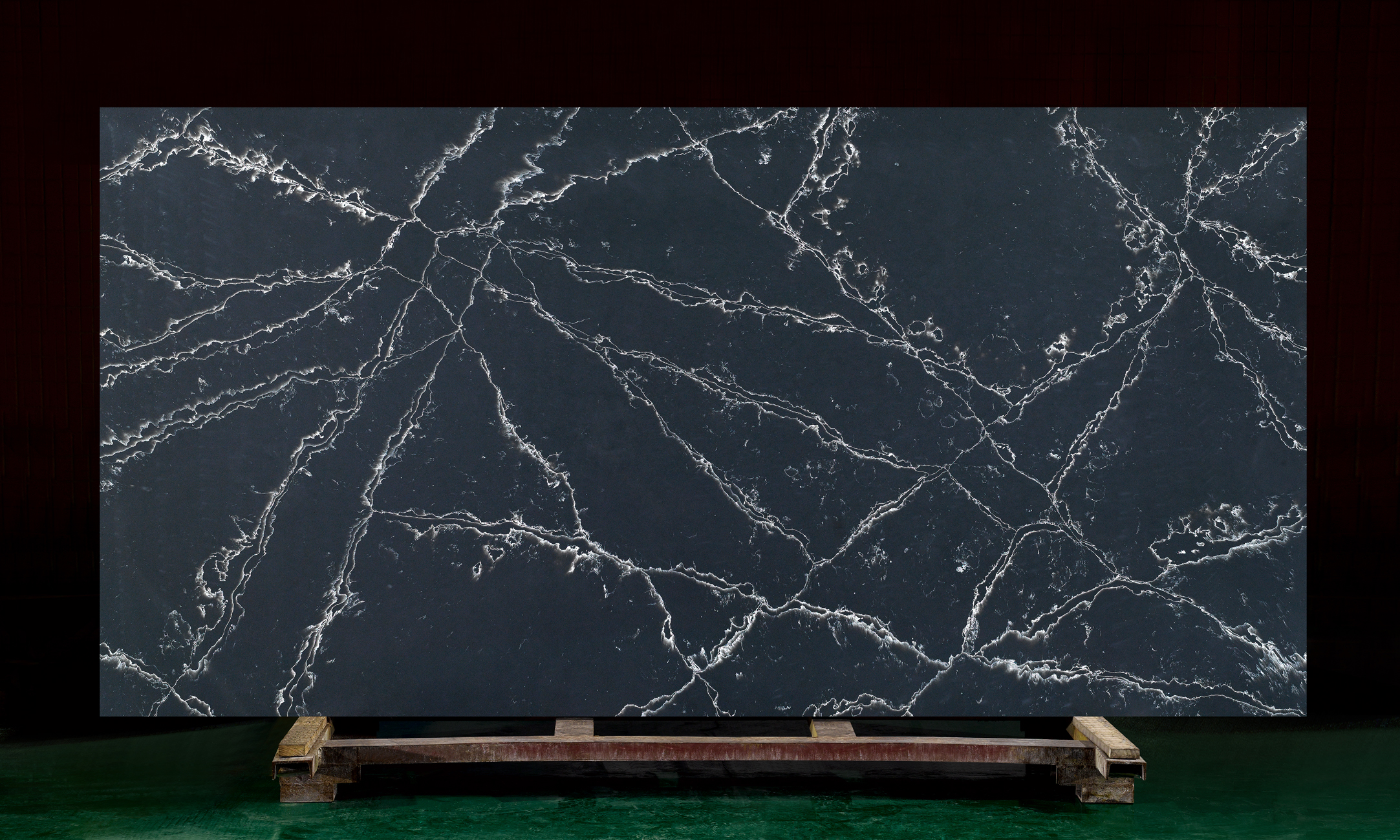 Coal Onyx Black Quartz Worktop by Artemistone — image 3