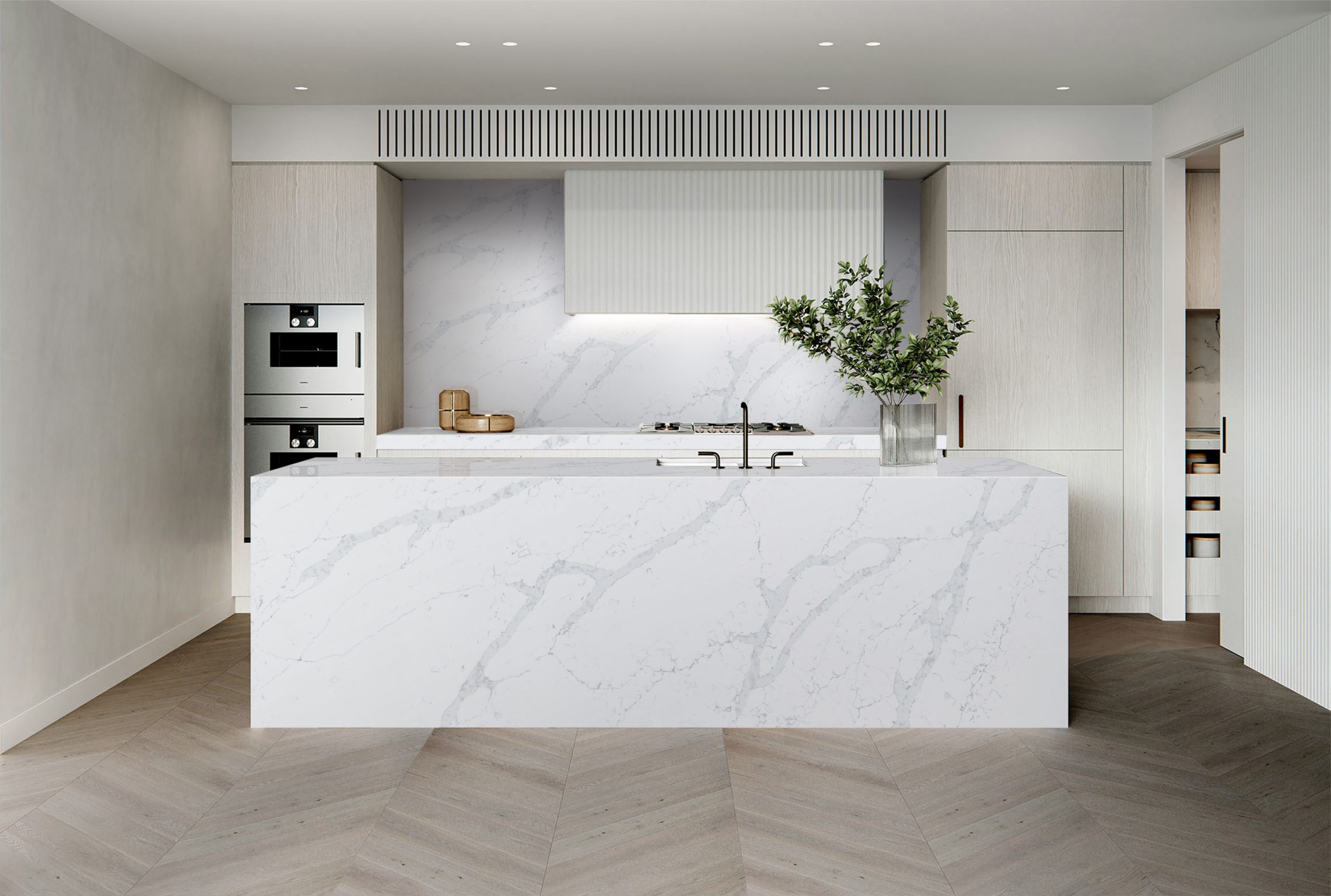 Dolce Cream Quartz Worktop by Artemistone — image 2