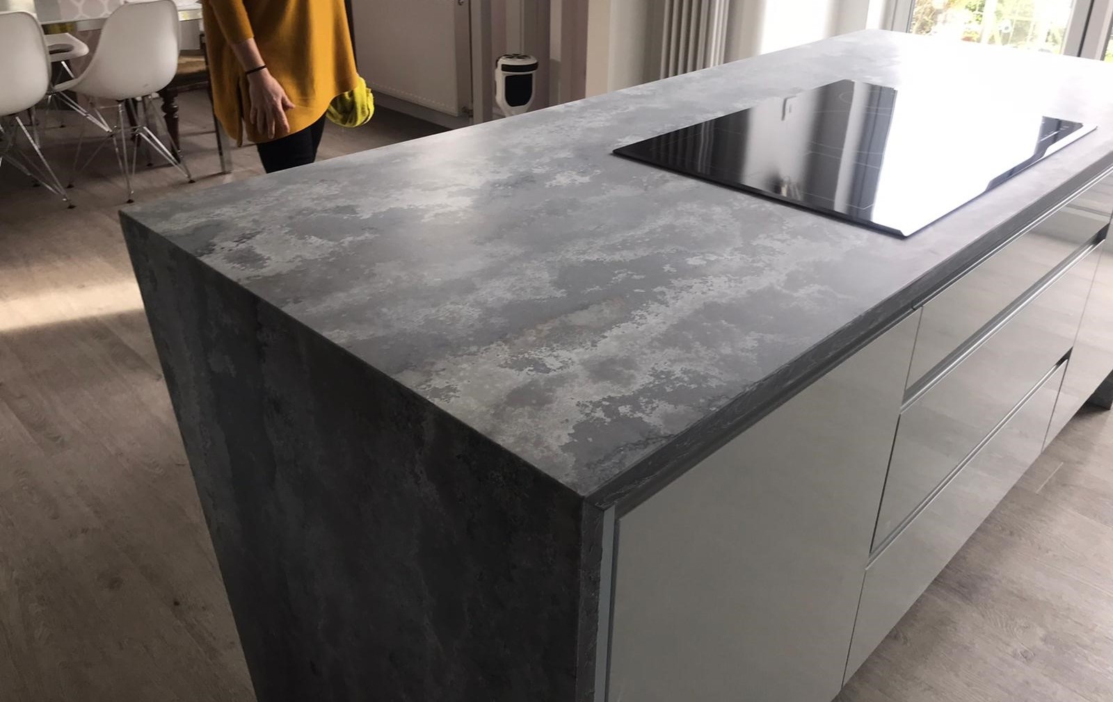 El Teide Grey Quartz Worktop by Artemistone — image 2