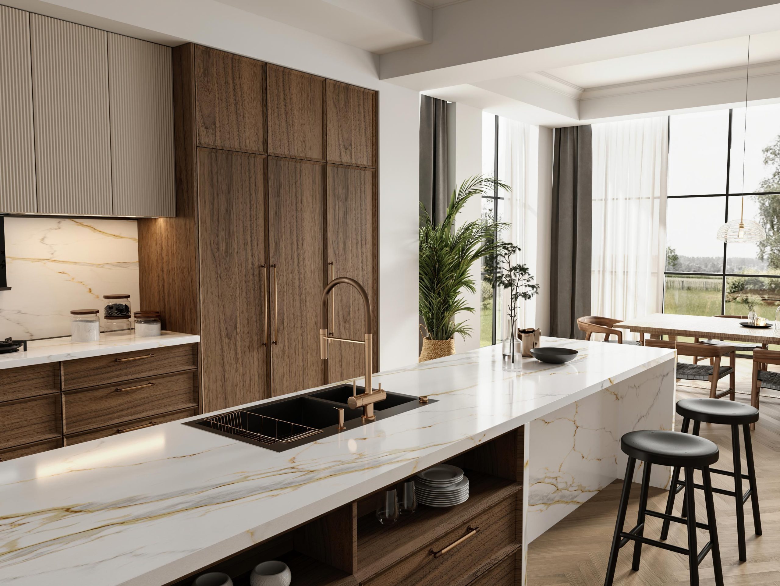 Fortis Cream Quartz Worktop by Artemistone — image 3