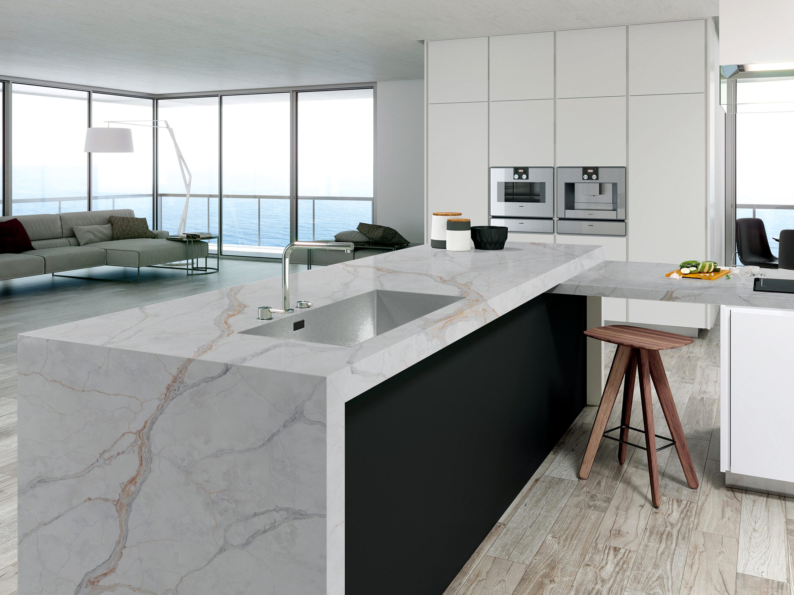 Manuka Cream Quartz Worktop by Artemistone — image 3