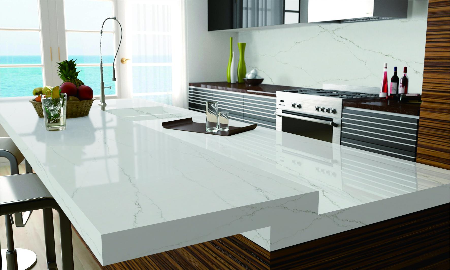 Notre Dame Cream Quartz Worktop by Artemistone — image 2
