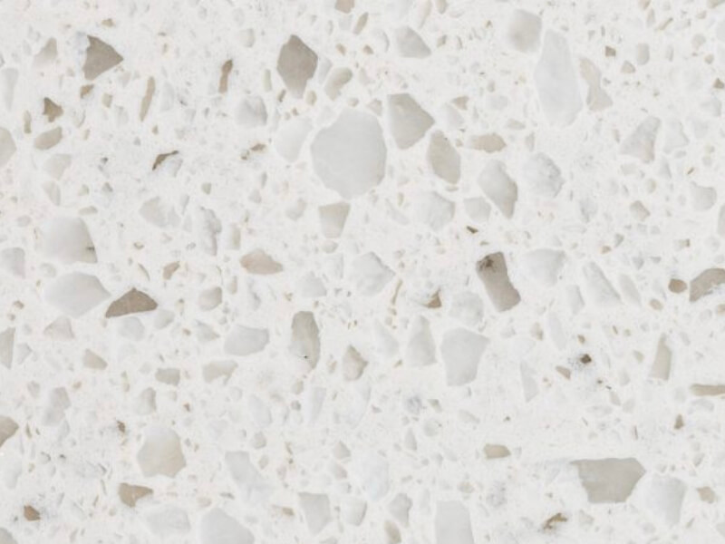 Nougat White Quartz Worktop by Artemistone