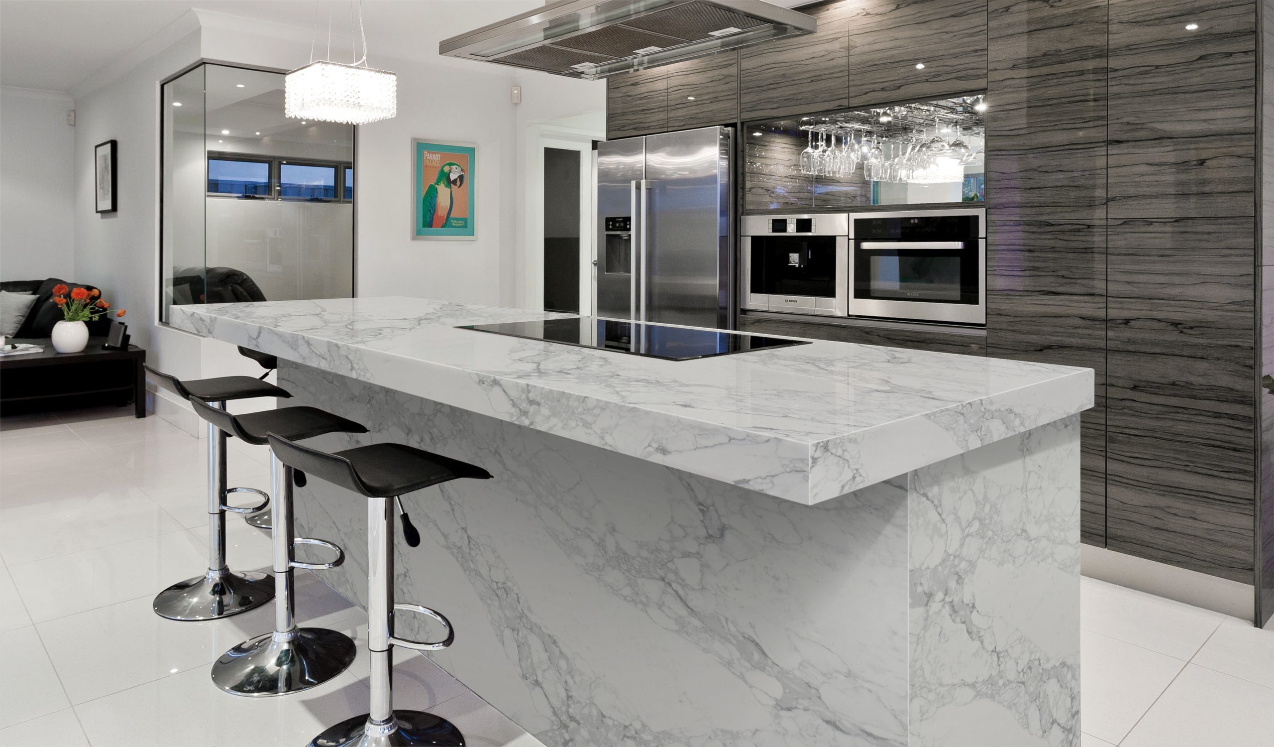Parthenon Cream Quartz Worktop by Artemistone — image 2