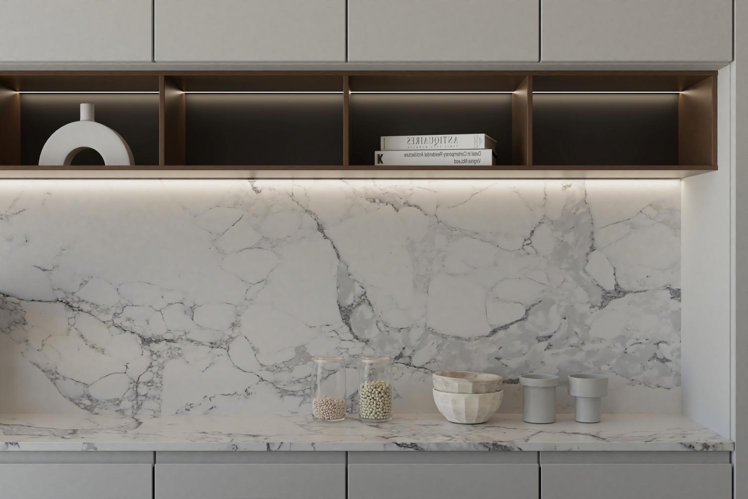 Parthenon Cream Quartz Worktop by Artemistone — image 3