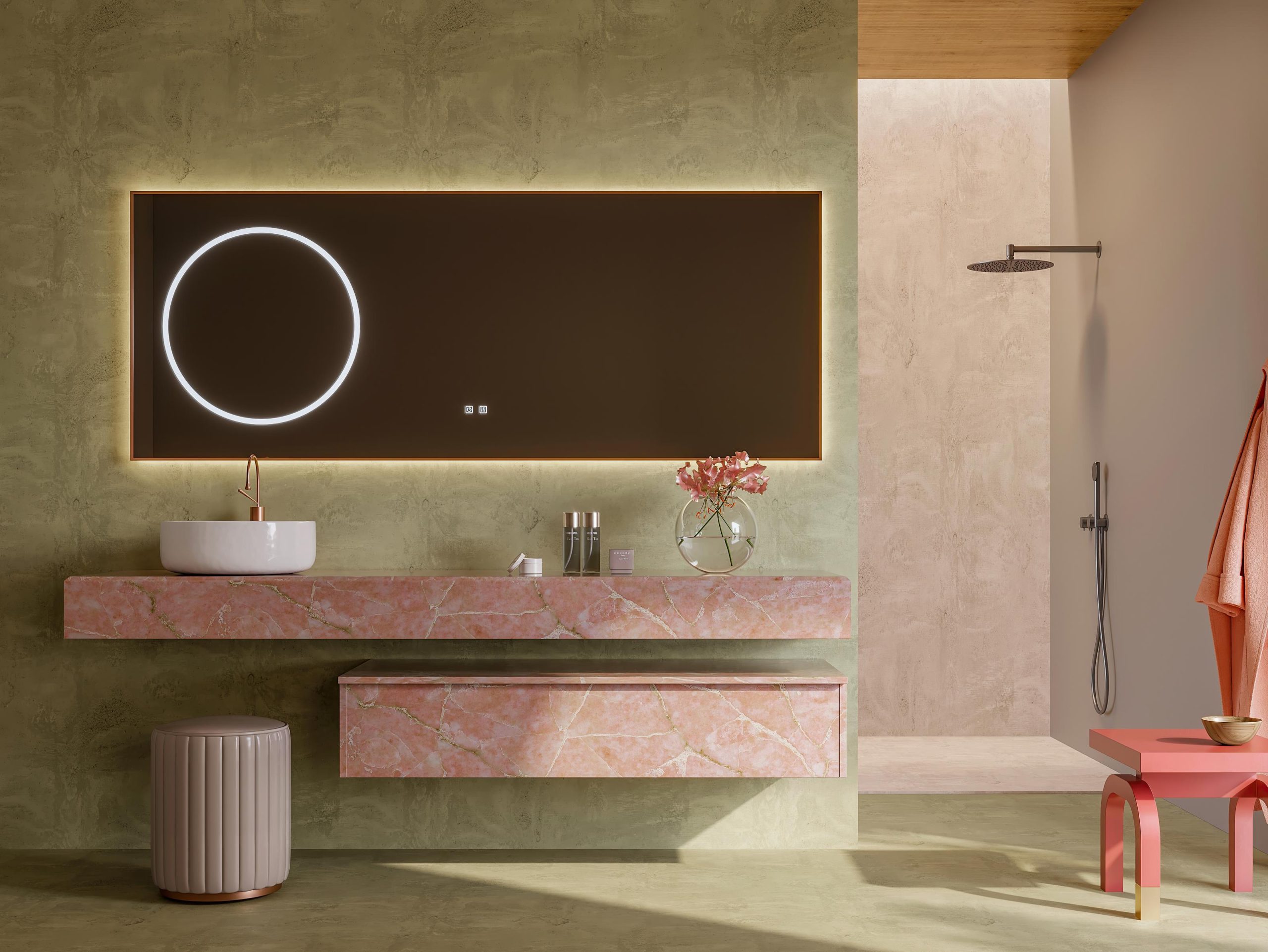 Pink Amazonite Pink Quartz Worktop by Artemistone — image 3