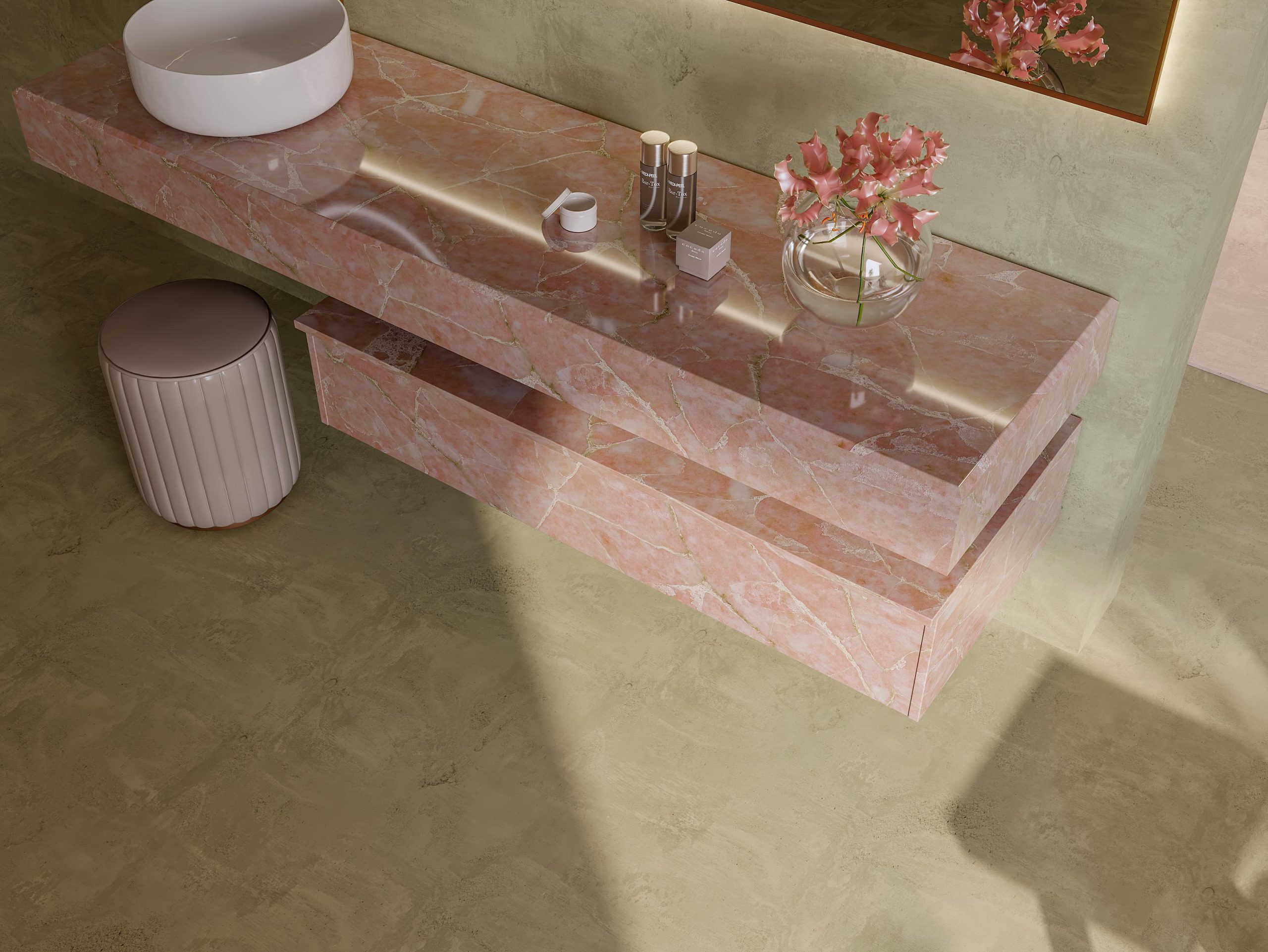 Pink Amazonite Pink Quartz Worktop by Artemistone — image 5