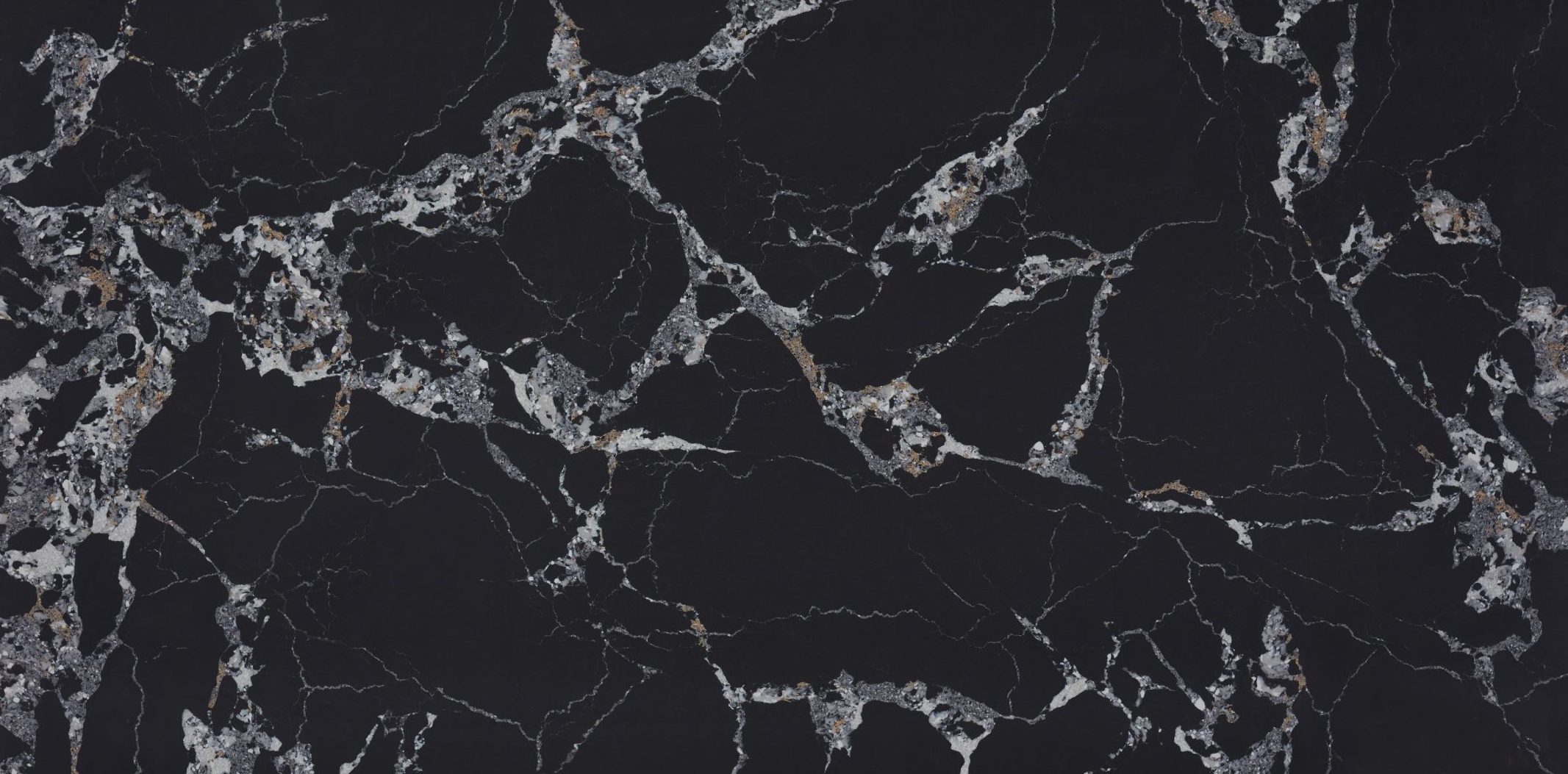 Portoro Gold Gold Quartz Worktop by Artemistone — image 1