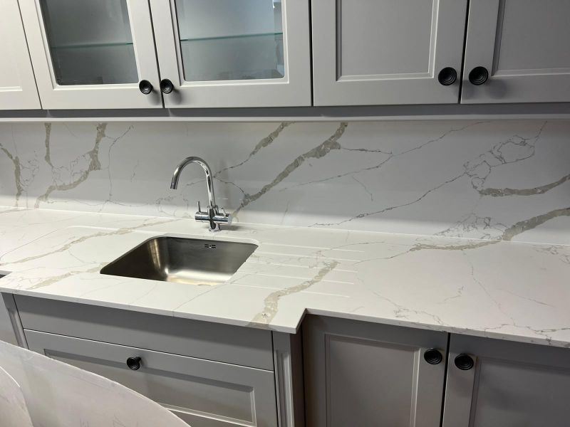 Rome Cream Quartz Worktop by Artemistone — image 3
