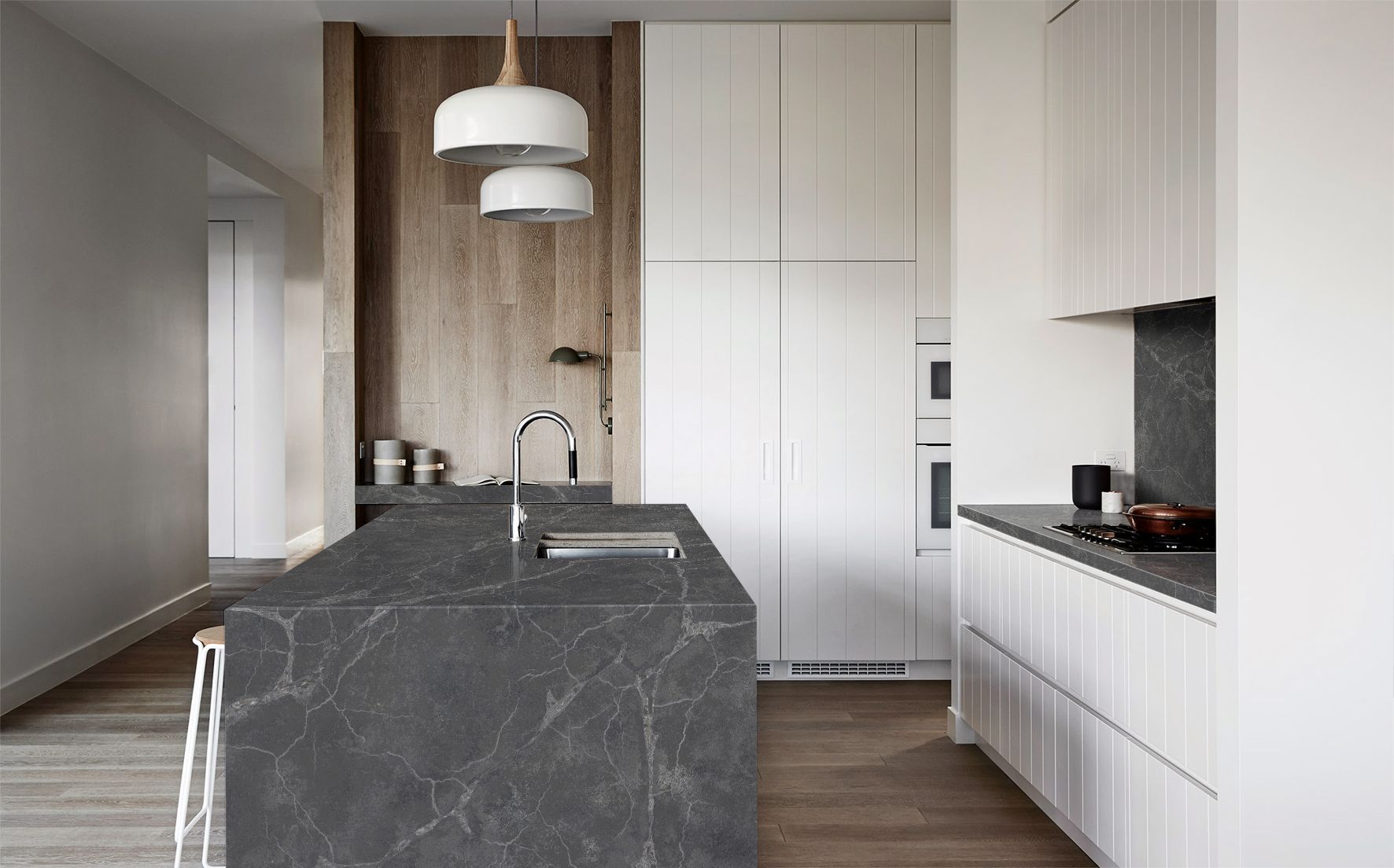 Rossetti Grey Quartz Worktop by Artemistone — image 2