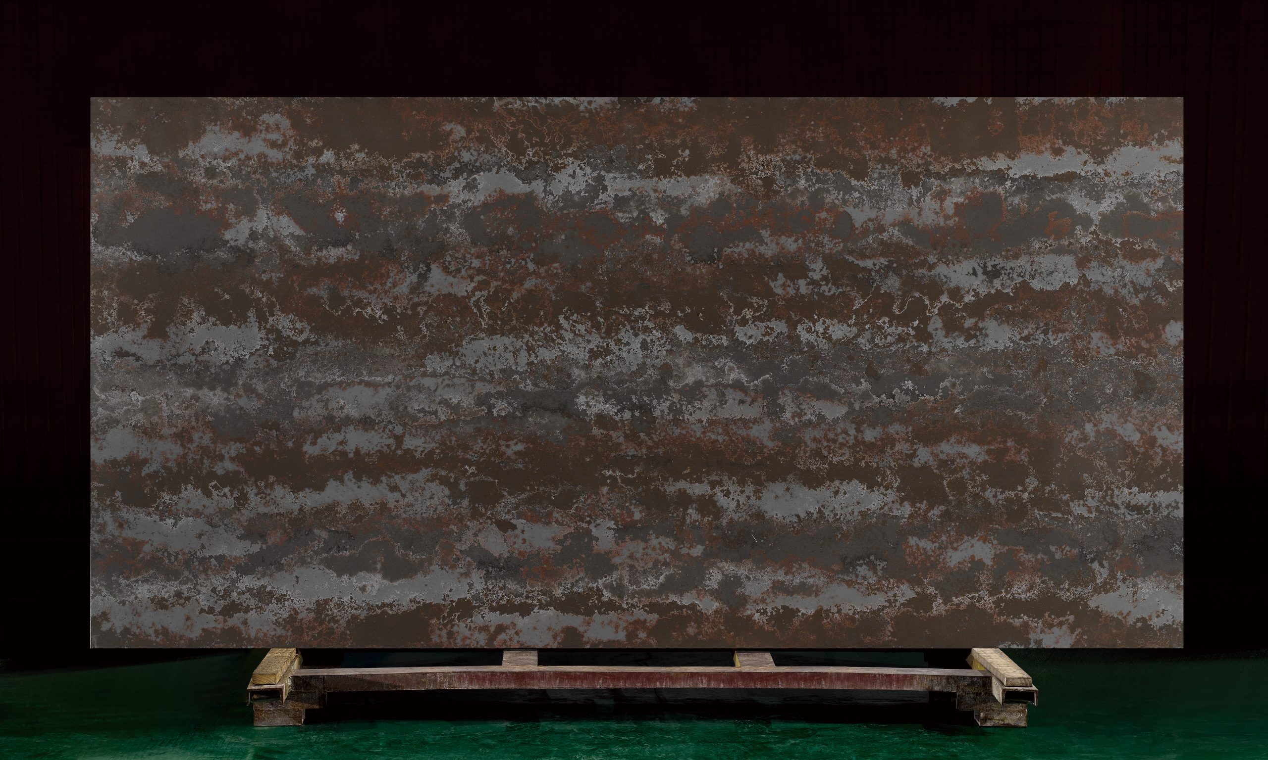 Rouille Brown Quartz Worktop by Artemistone — image 2