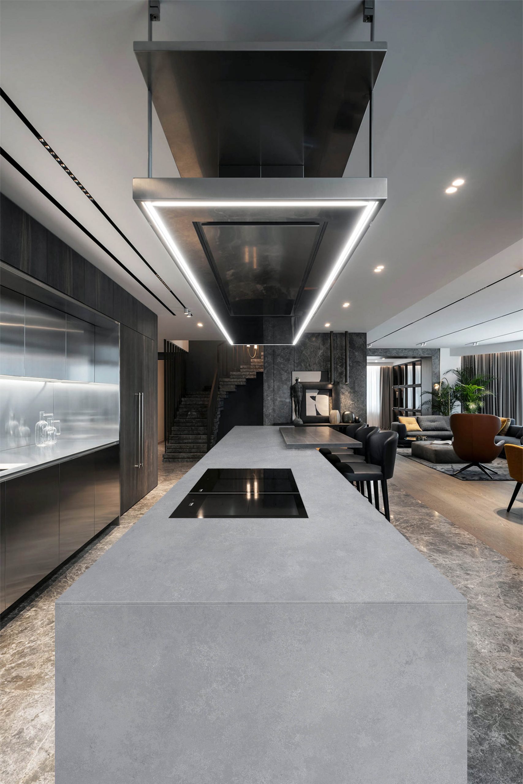 Velour Gris Grey Quartz Worktop by Artemistone — image 3