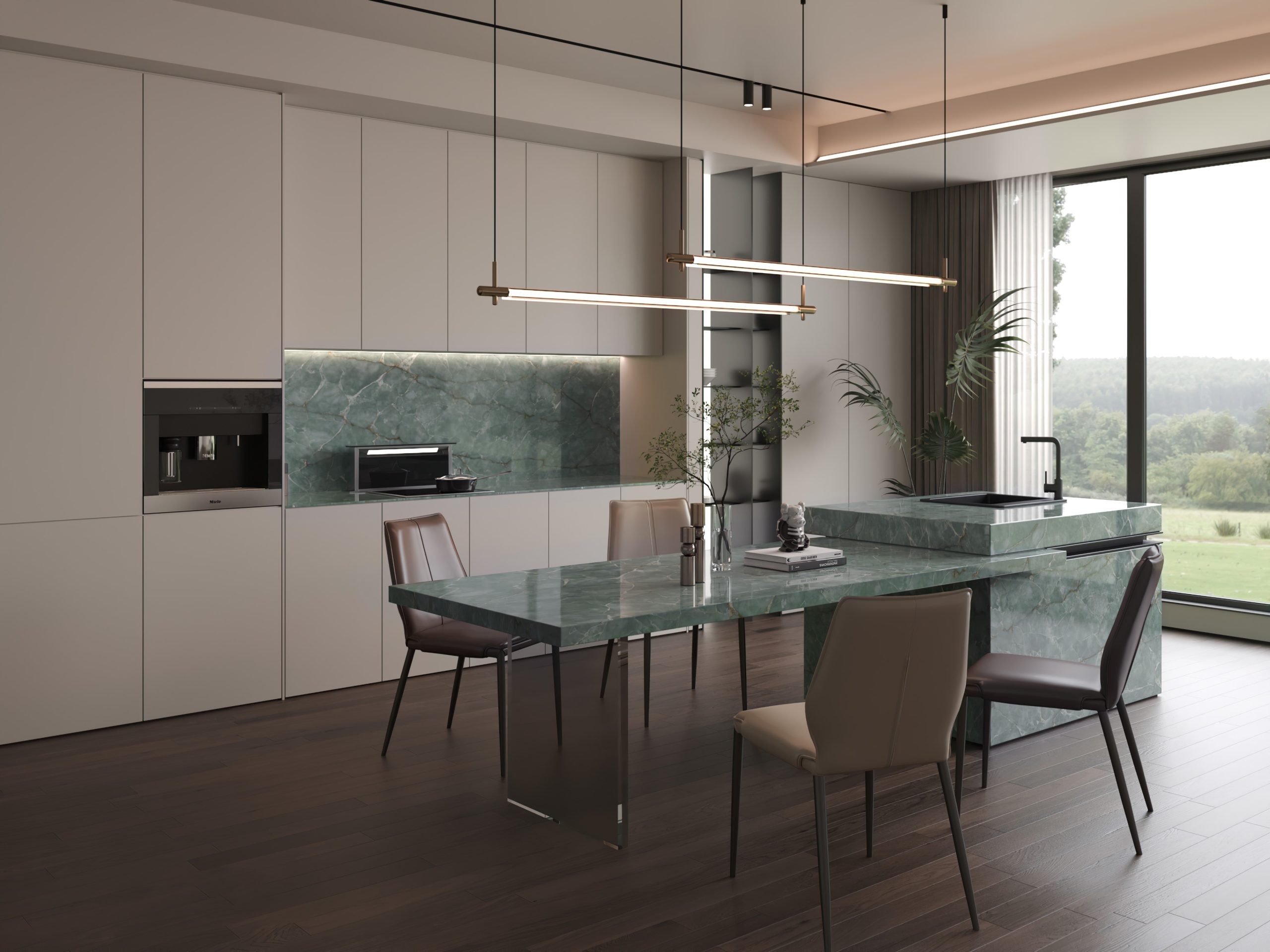 Verde Amazonite Green Quartz Worktop by Artemistone — image 4