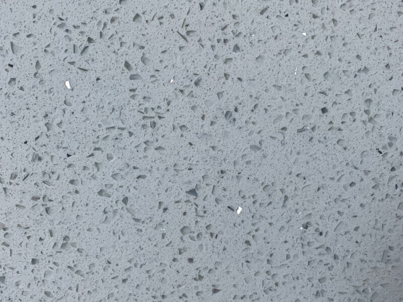 Bianco Sparkle Grey, White Quartz Worktop by Bloomstones