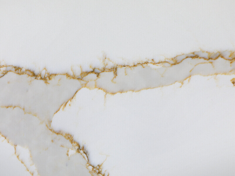 Calacatta Classico Gold, White Quartz Worktop by Bloomstones — image 2