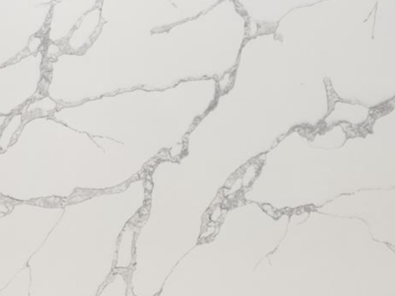 Calacatta Nile Super Jumbo White Quartz Worktop by Bloomstones — image 2