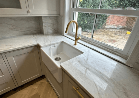 Perola Grey Quartz Worktop by Bloomstones — image 3
