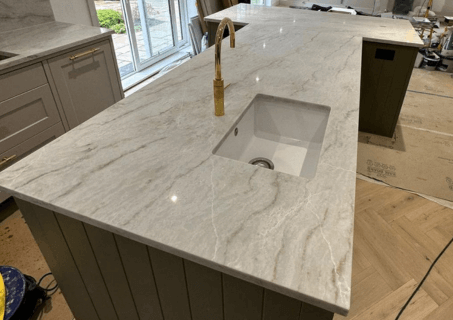 Perola Grey Quartz Worktop by Bloomstones — image 6