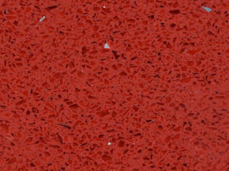 Red Sparkle Red Quartz Worktop by Bloomstones — image 1