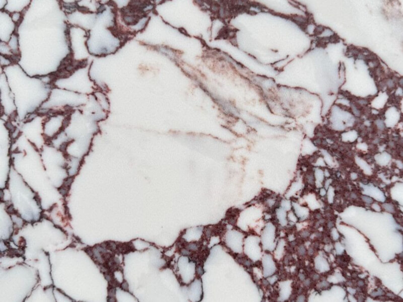 Viola Leathered White Quartz Worktop by Bloomstones — image 1