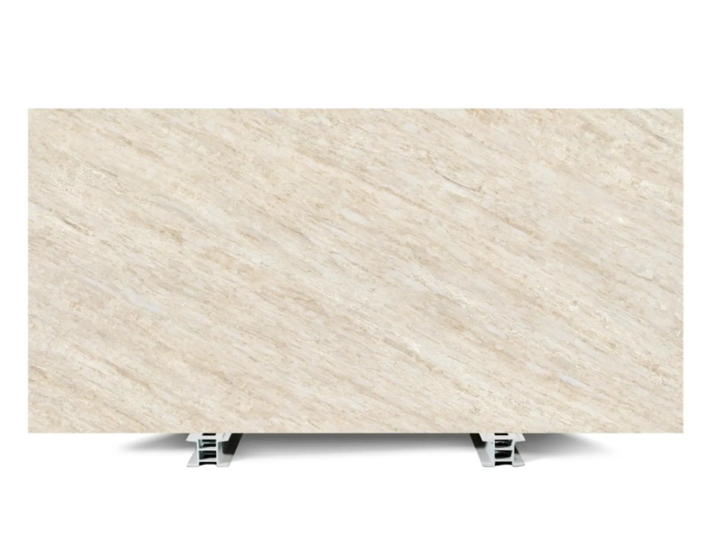 Taj Mahal Velluto BQS Brown Quartz Worktop by Brachot — image 2