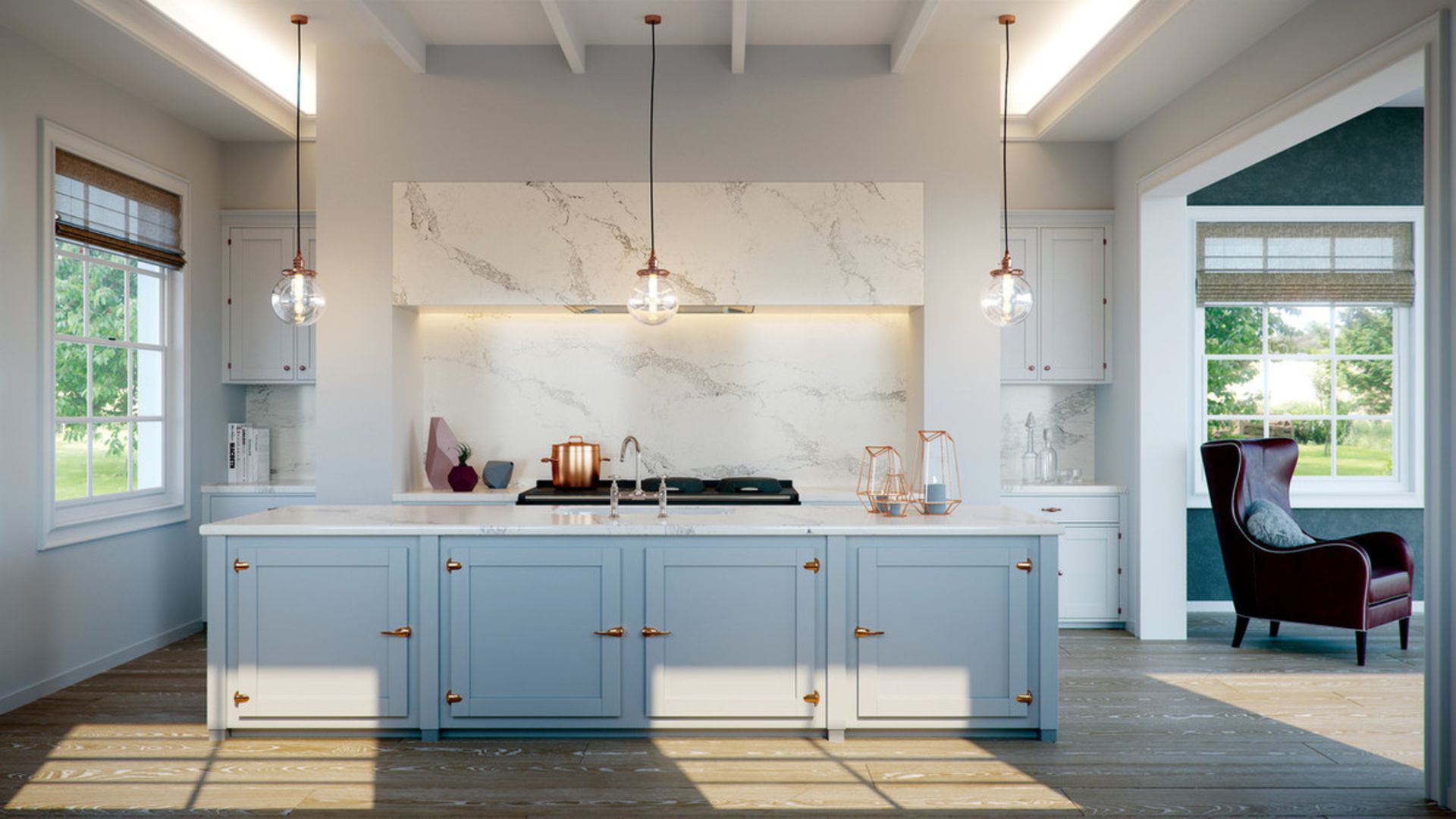 Caesarstone Statuario Maximus White Quartz Worktop by Caesarstone — image 3