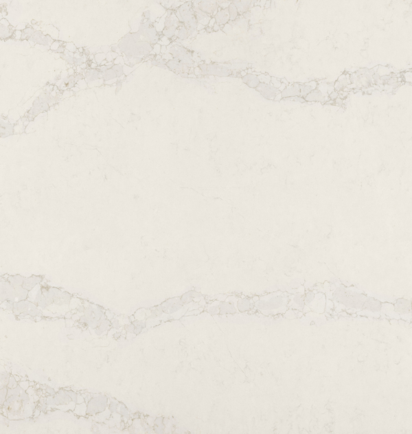 Calacatta Stillstorm Caesarstone Whites Quartz Worktop by Caesarstone