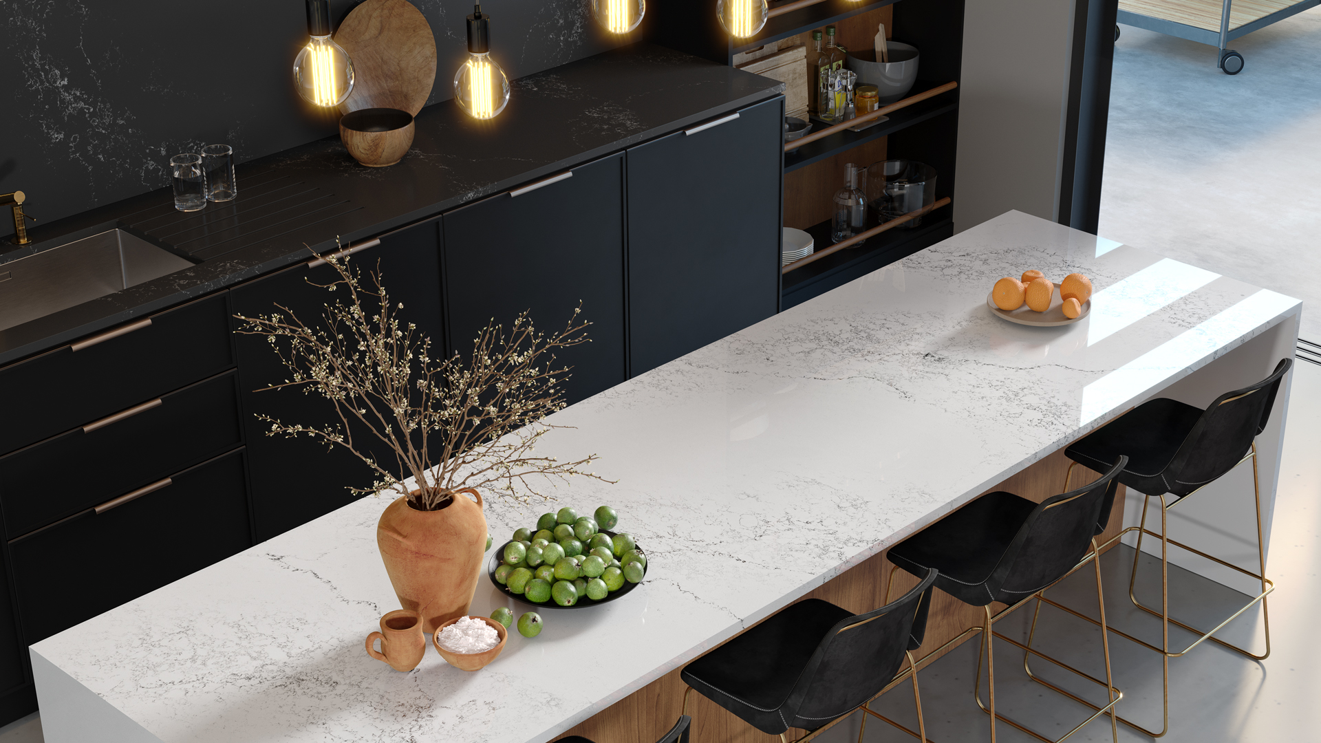 Empira White Caesarstone White Quartz Worktop by Caesarstone — image 3