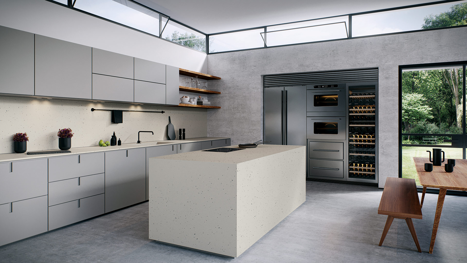 Frozen Terra Caesarstone Whites Quartz Worktop by Caesarstone — image 4