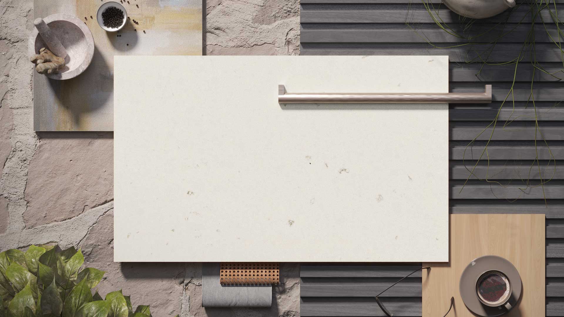 Misty Carrera Caesarstone Whites Quartz Worktop by Caesarstone — image 4