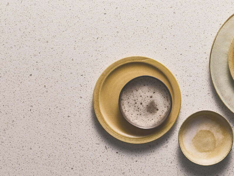 Nougat Caesarstone White Quartz Worktop by Caesarstone — image 2