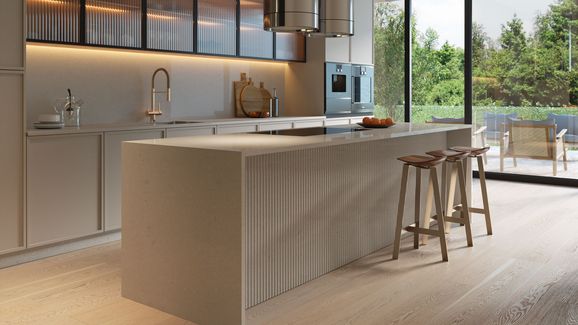Pebble Caesarstone Greys Quartz Worktop by Caesarstone — image 3