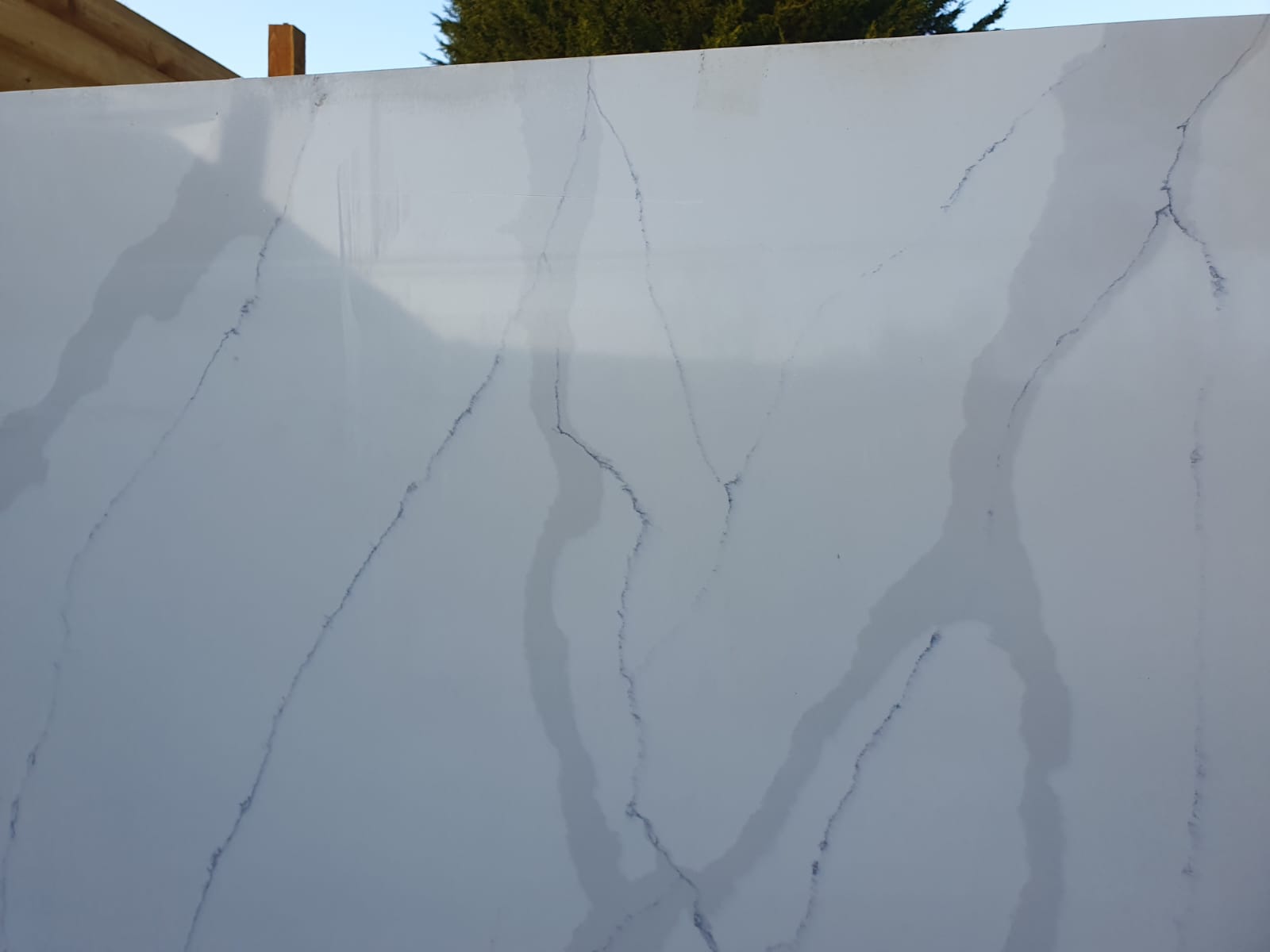 Calacatta Ash White Quartz Worktop by Stoneone — image 1