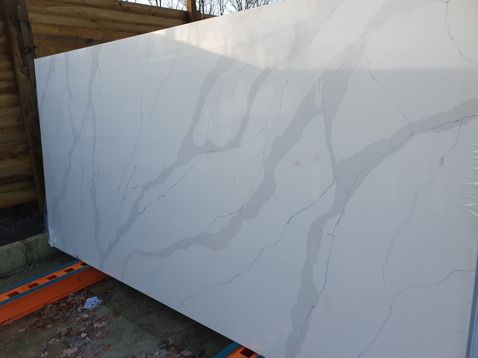 Calacatta Ash White Quartz Worktop by Stoneone — image 2