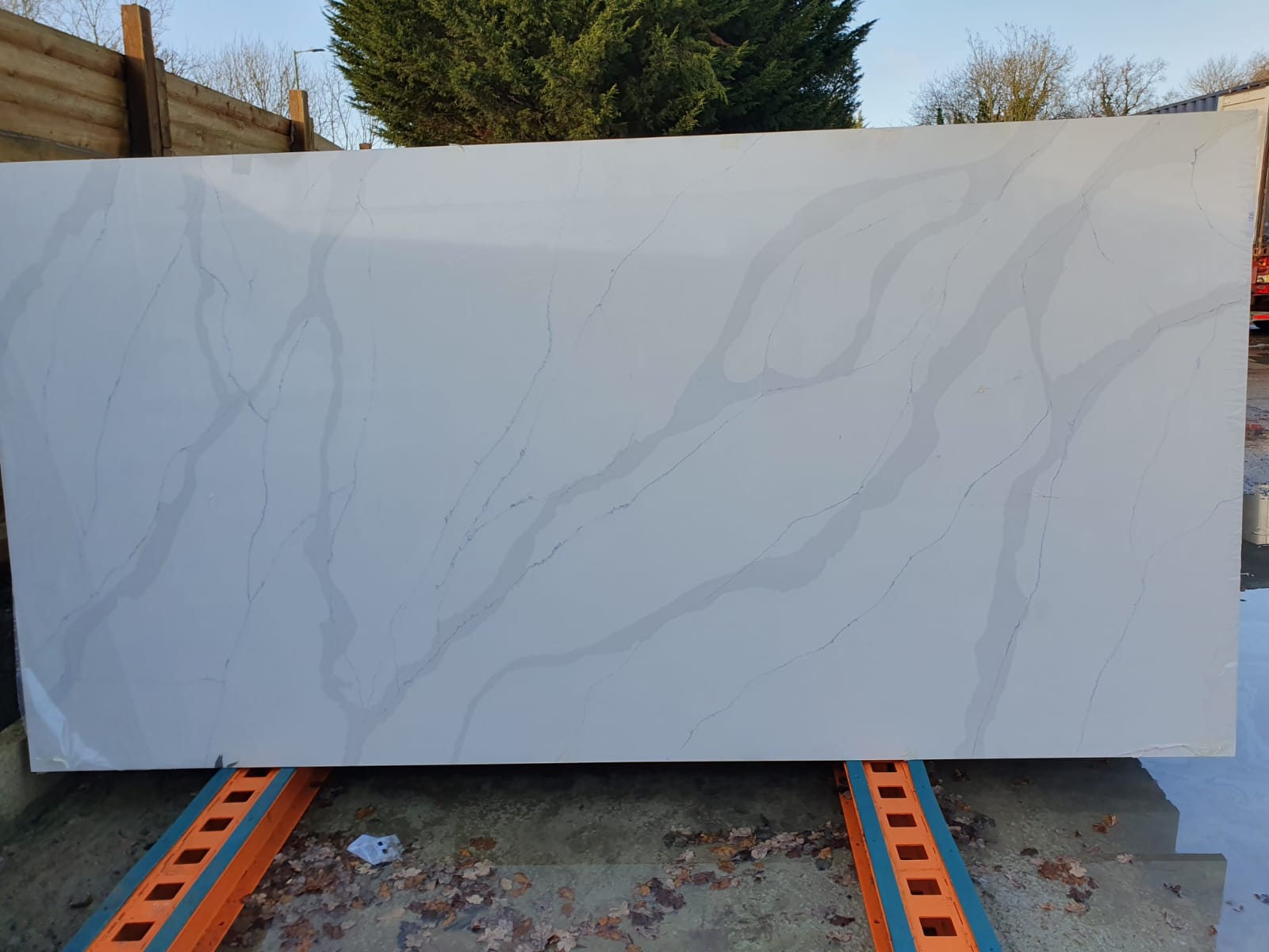 Calacatta Ash White Quartz Worktop by Stoneone — image 3