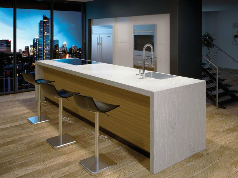 Delgatie Cambria White Quartz Worktop by Cambria — image 2