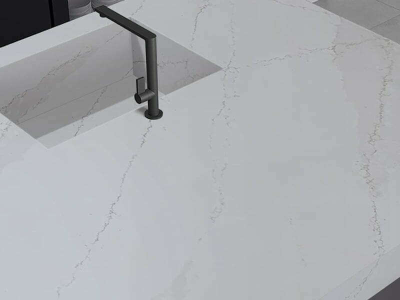 Calacatta Magnificio White Quartz Worktop by Cimstone — image 2