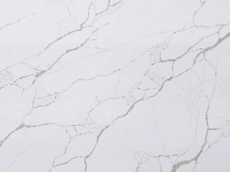 Calacatta Venato White Quartz Worktop by Cimstone