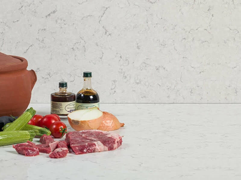 Olympos White Quartz Worktop by Cimstone — image 2