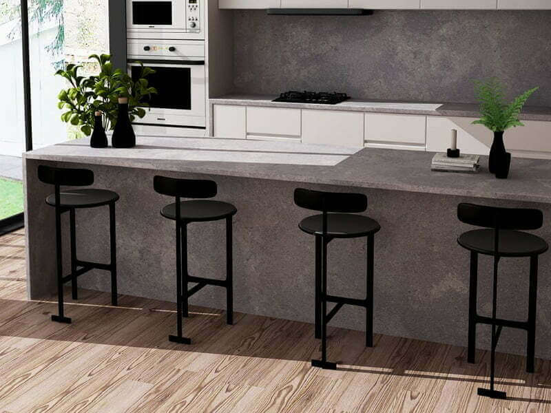 Petra Concrete Grey Quartz Worktop by Cimstone — image 2