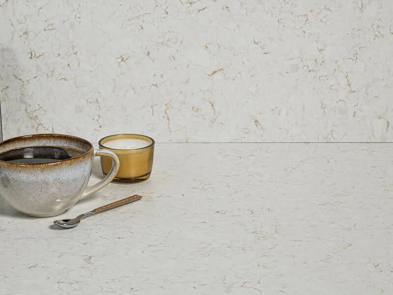 Sineda White Quartz Worktop by Cimstone — image 2