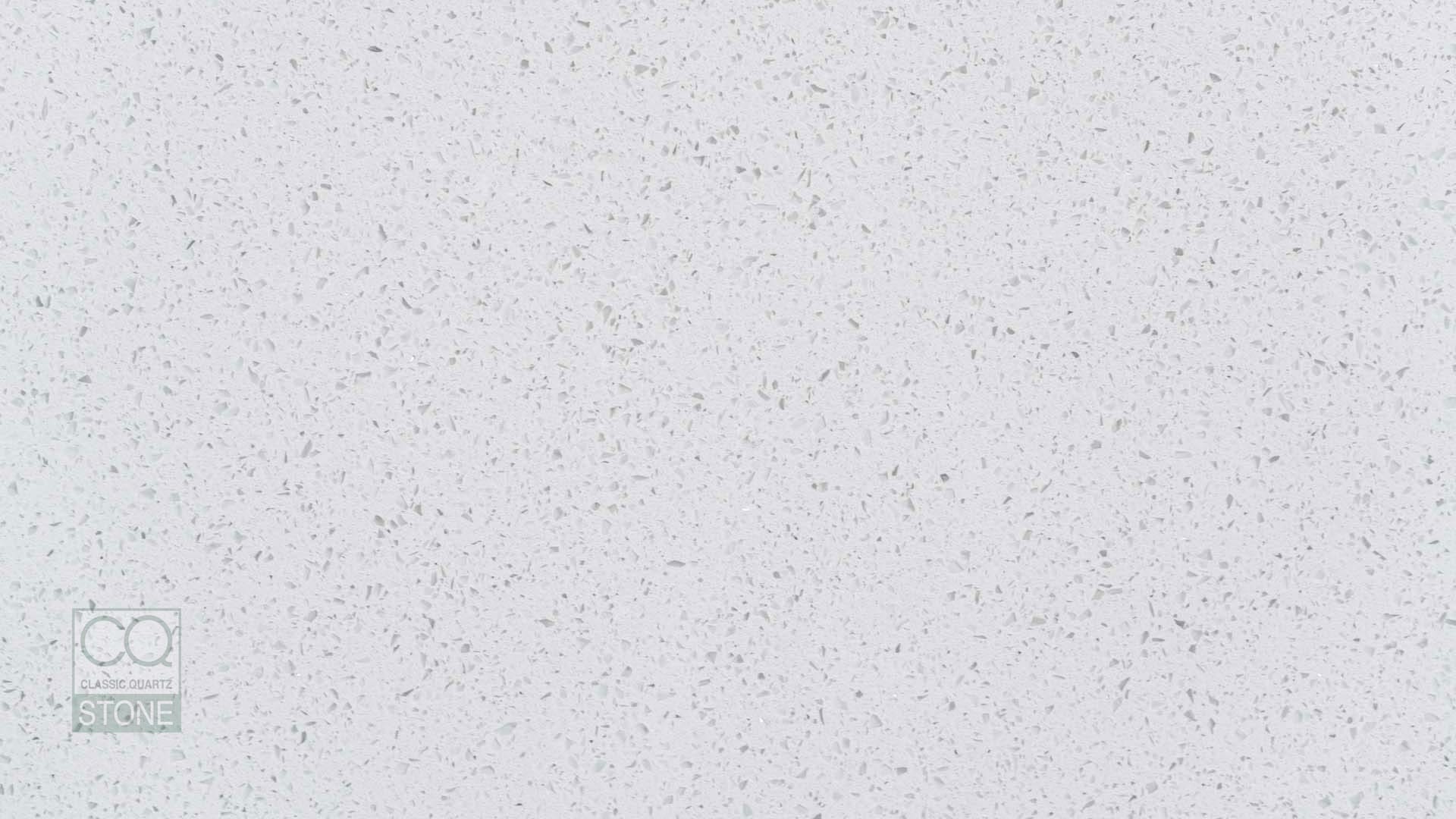 Brillo Branco CQS White Quartz Worktop by Classic Quartz Stone
