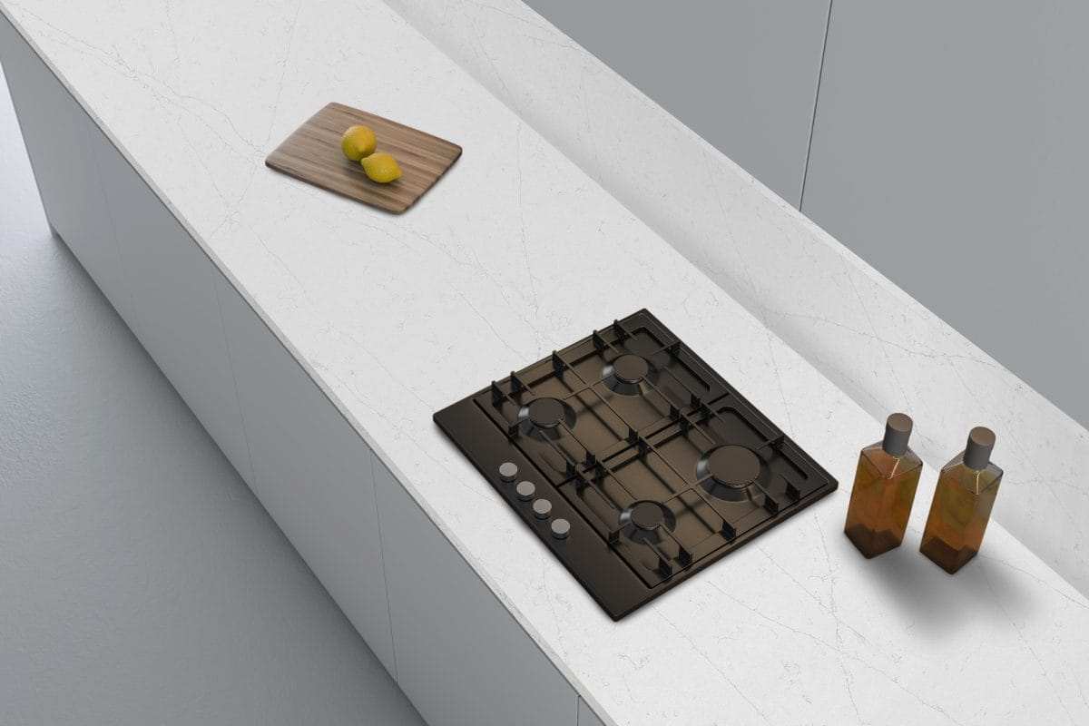 Calacatta Miranda CQS Grey, White Quartz Worktop by Classic Quartz Stone — image 4