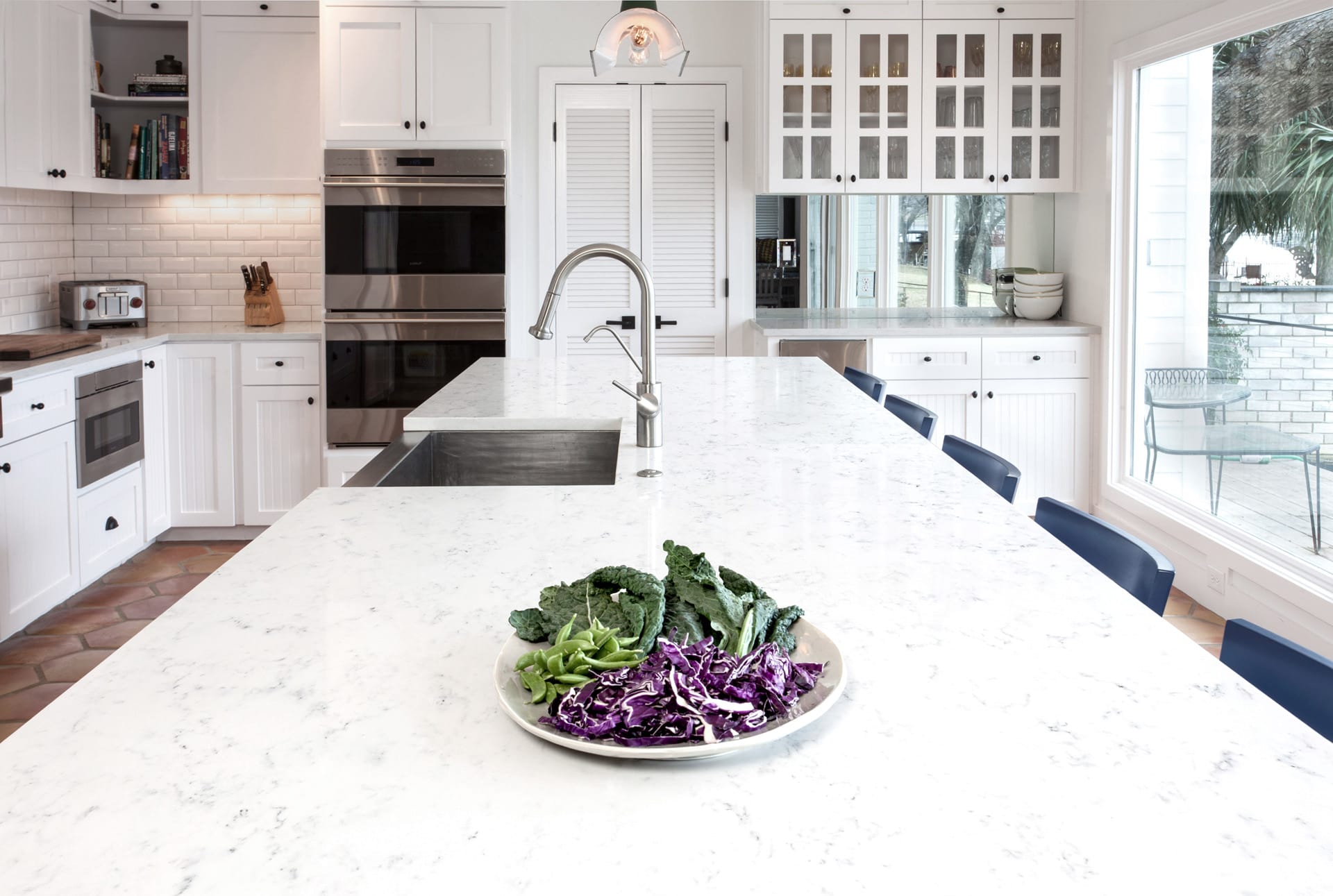 Carrara White CQS White Quartz Worktop by Classic Quartz Stone — image 3