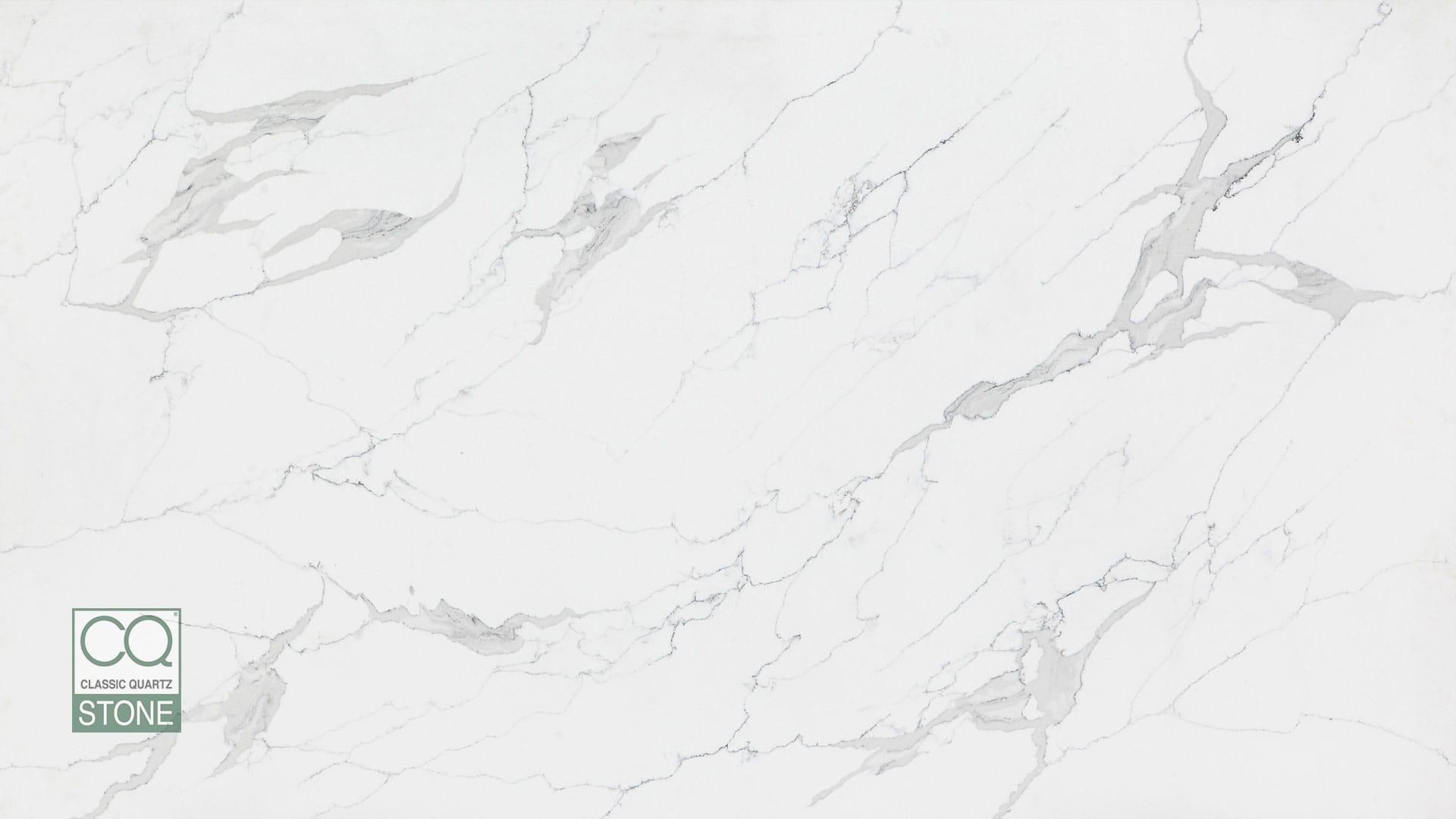 Dior CQS Grey, White Quartz Worktop by Classic Quartz Stone