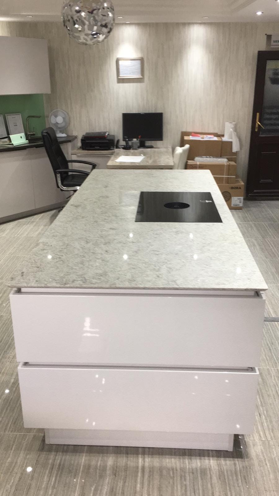 Fiji CQS White Quartz Worktop by Classic Quartz Stone — image 3