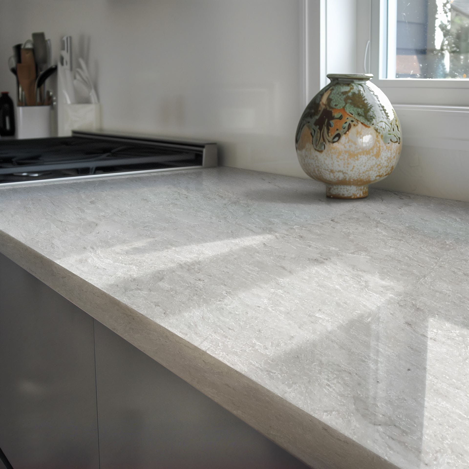 Grey Fusion L CQS Quartz Worktop by Classic Quartz Stone — image 2